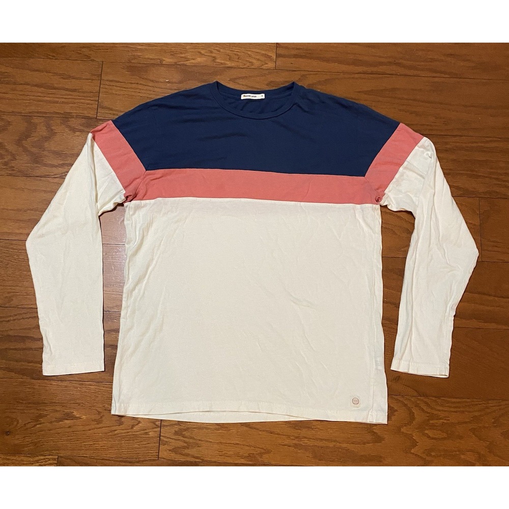 Marine Layer Shirt Mens Small Multicolor Long Sleeve Casual Top Spot On Sleeve